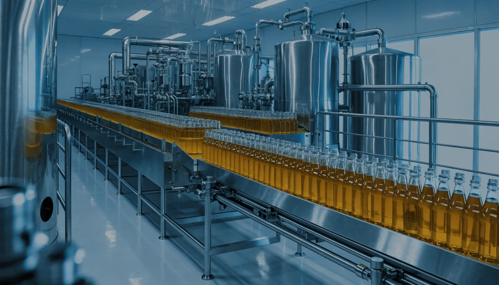 Oils production line